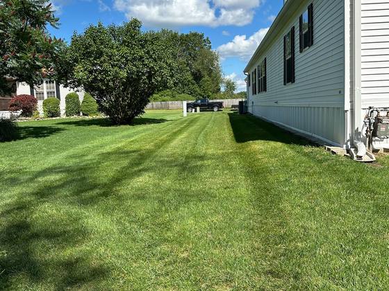 Residential property in Akron, NY served year-round by First Response Lawn Care